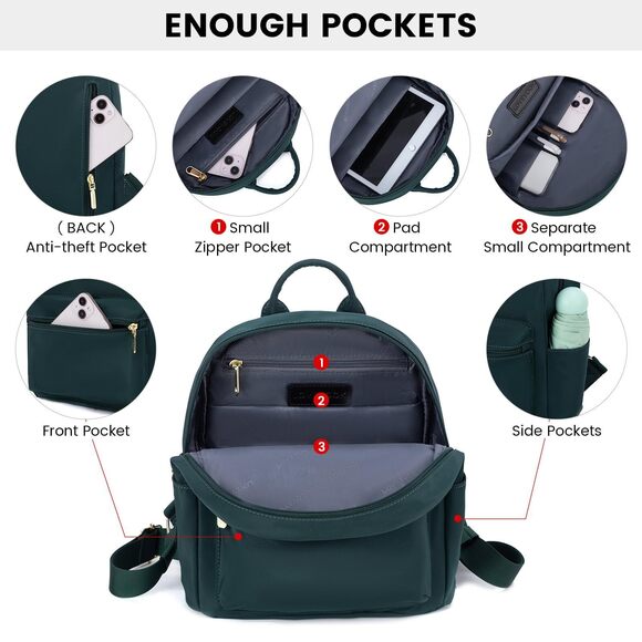 6660 Mini Backpack Light Weight Small Waterproof fashion Backpack Purses